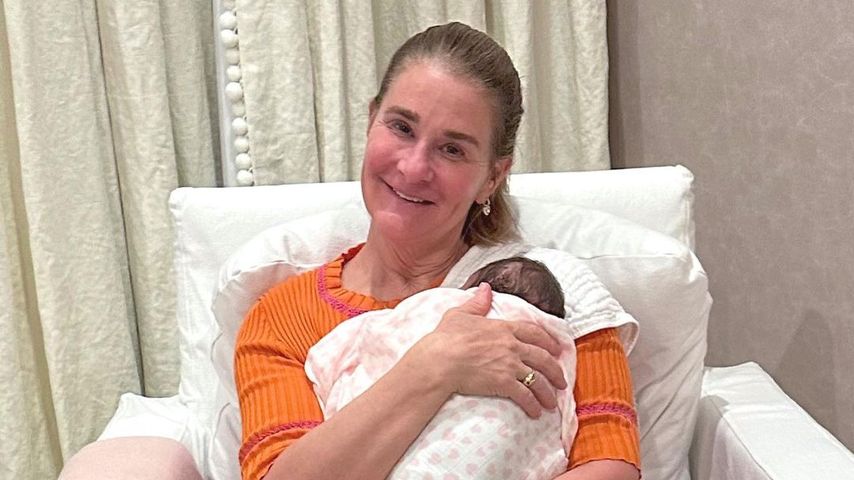 Melinda Gates mit ihrem Enkel, 2023