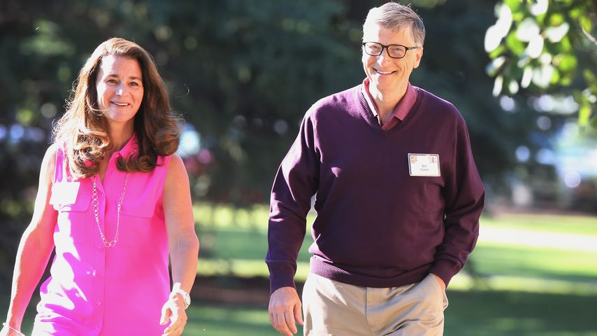 Melinda und Bill Gates bei einer Konferenz im Juli 2014