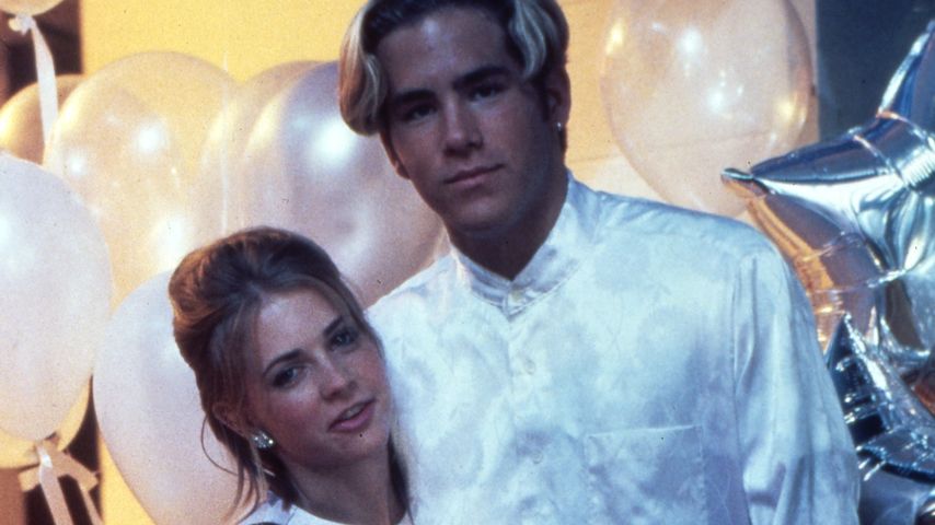 Melissa Joan Hart und Ryan Renyolds im Film "Sabrina the Teenage Witch"