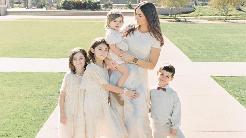 Melissa Mae Carlton mit ihrer Familie