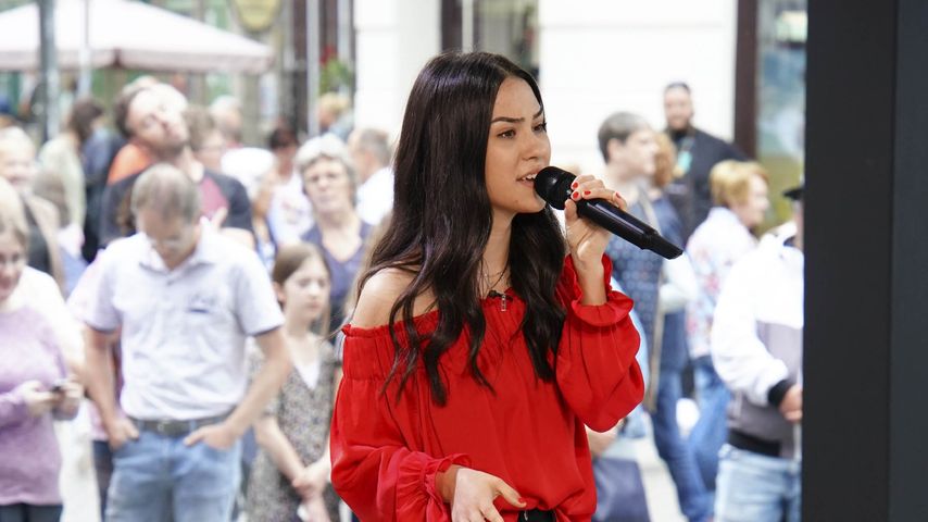 Melissa Mantzoukis beim DSDS-Casting im Jahr 2022