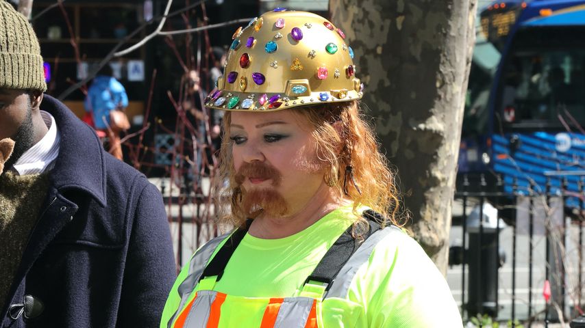 Melissa McCarthy am Set von "Bernard and the Genie" in New York, März 2023