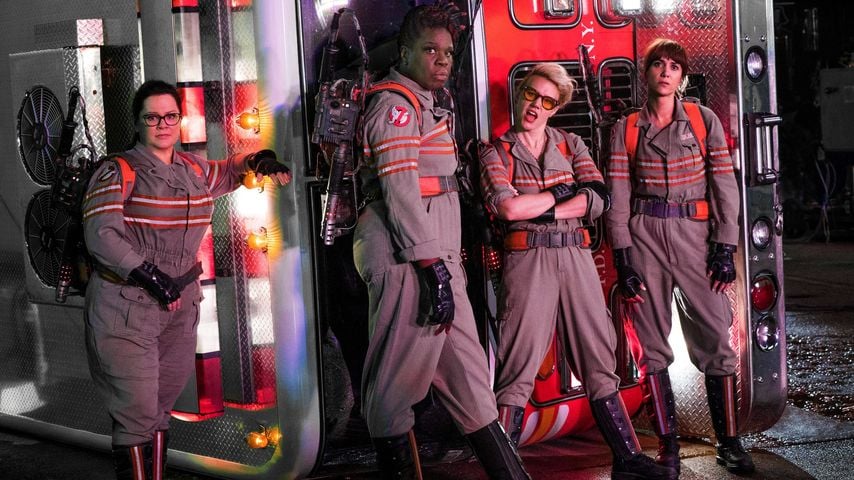 Melissa McCarthy, Leslie Jones, Kate McKinnon und Kristen Wiig in "Ghostbusters"