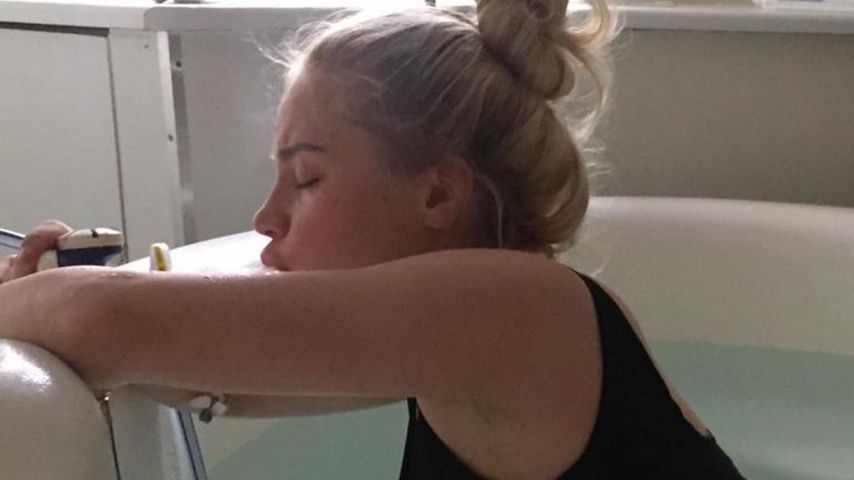Melissa Reeves in den Wehen