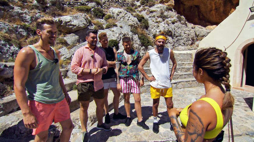 Daniel, Ioannis, Moritz, Angelo Rouven und Melissa bei einem Date
