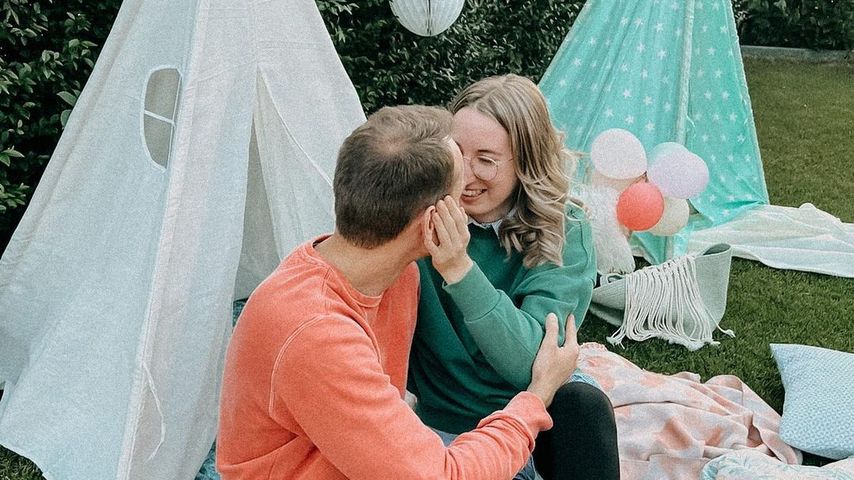 "Hochzeit auf den ersten Blick"-Melissa mit ihrem Freund Peter im Juli 2022