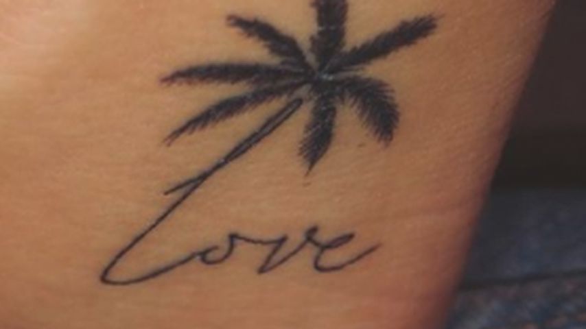Melissas "Love Island"-Tattoo