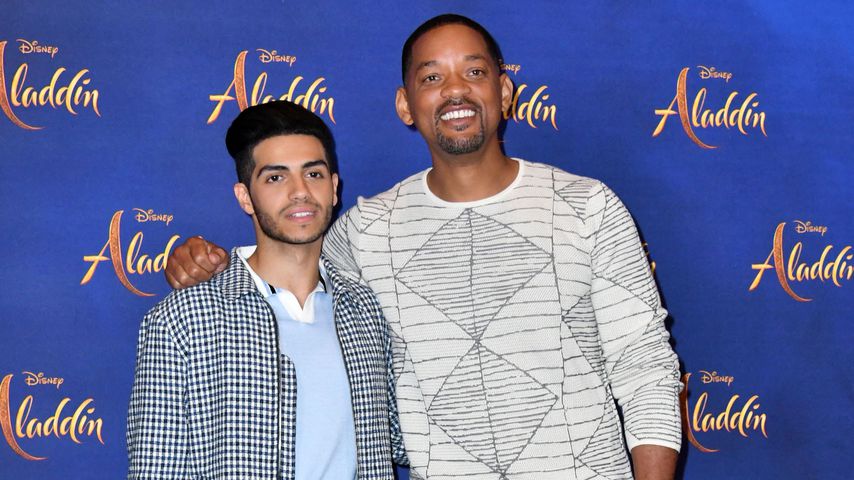 Mena Massoud und Will Smith, Mai 2019
