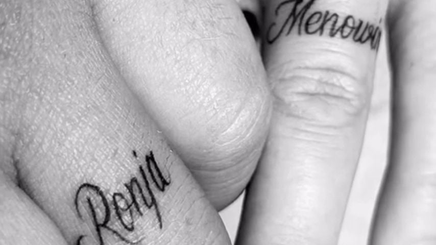 Menowin Fröhlich und Ronja zeigen ihr neues Partnertattoo
