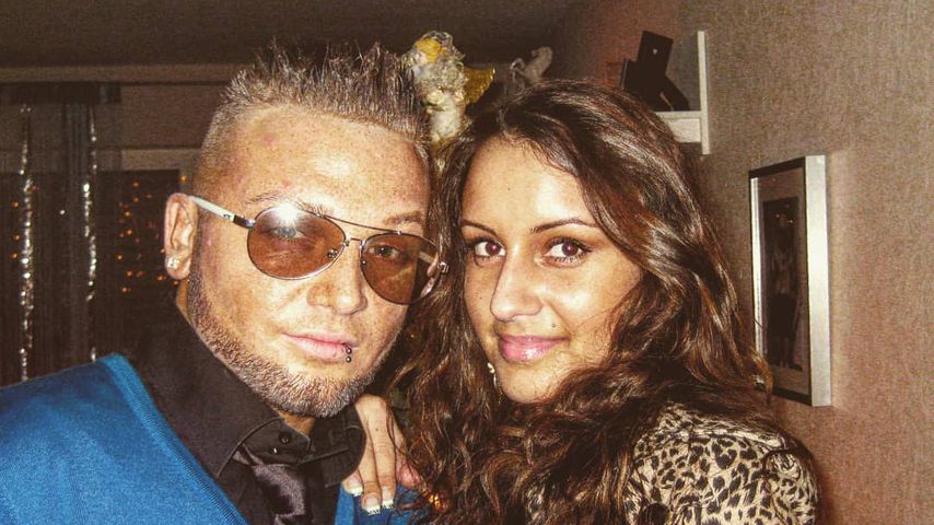 Menowin Fröhlich und seine Frau Senay
