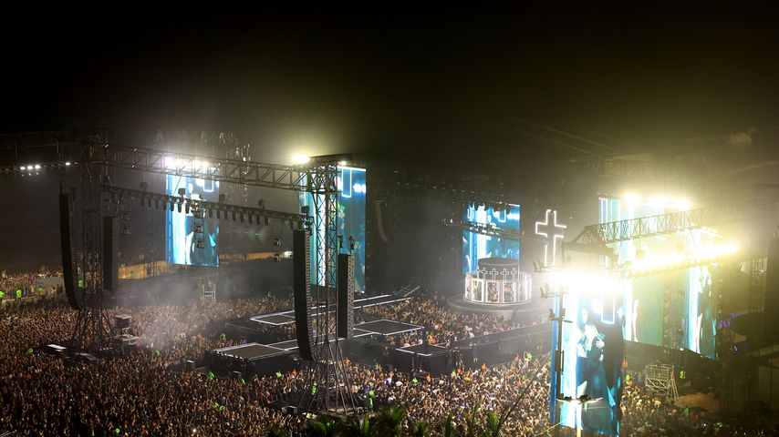 Menschenmenge auf dem Madonna-Konzert, 4. Mai 2024