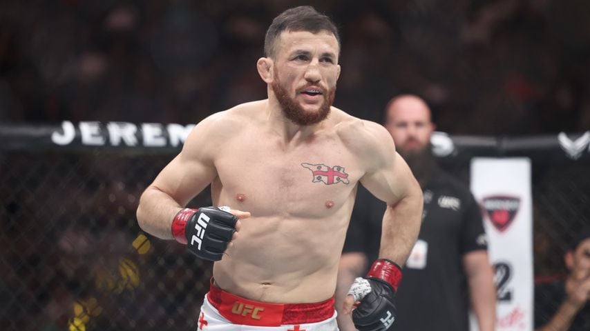 Merab Dvalishvili vor seinem Bantamgewichtstitelkampf gegen Petr Yan bei UFC 323 in Las Vegas