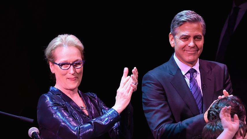 Nach Trump-Attacke: George Clooney unterstützt Meryl Streep!