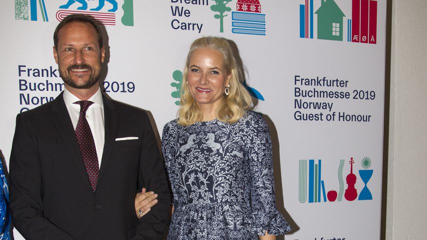 Prinz Haakon und Prinzessin Mette-Marit auf der Frankfurter Buchmesse