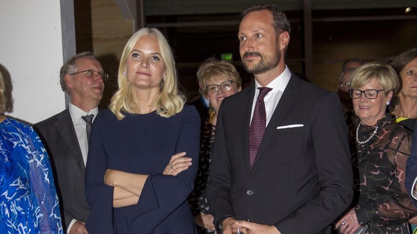 Prinzessin Mette-Marit und Prinz Haakon auf der Frankfurter Buchmesse