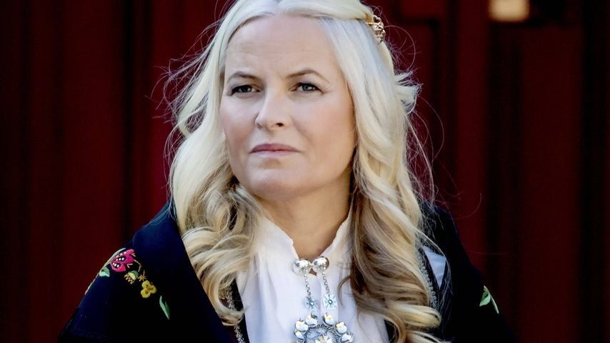 Mette-Marit feiert den Verfassungstag in Skaugum in Asker, Norwegen