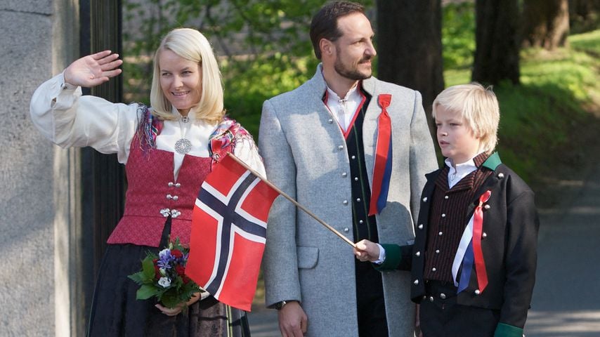 Mette-Marit, Haakon und Marius