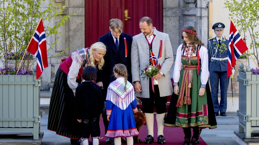 Mette-Marit und ihre Familie am norwegischen Nationalfeiertag