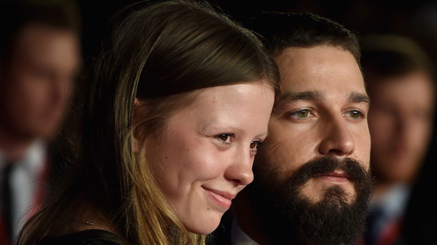 Mia Goth und Shia LaBeouf im Oktober 2014