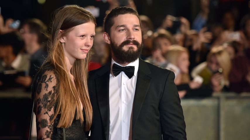 Mia Goth und Shia LaBeouf im Oktober 2014