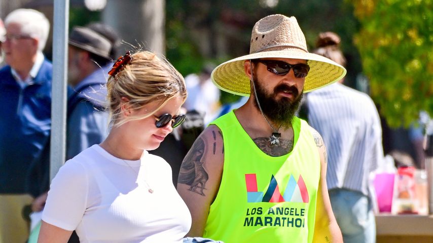 Mia Goth und Shia LaBoeuf im März 2022 in Kalifornien