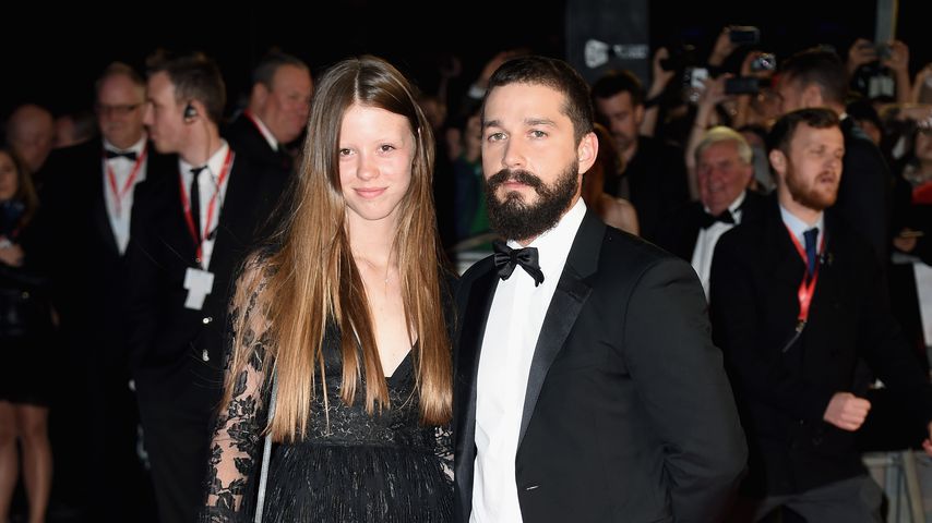 Mia Goth und Shia LeBeouf, 2014