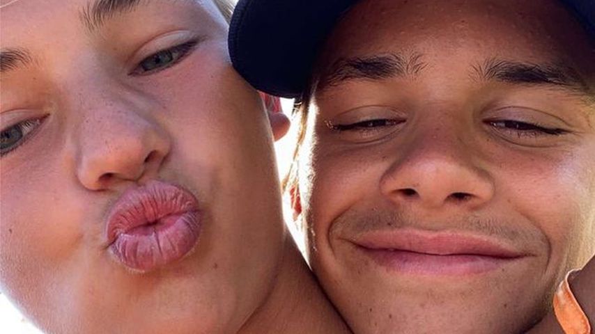 Mia Regan und Romeo Beckham, Februar 2021