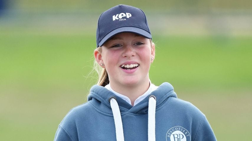 Mia Tindall beim Heythrop Pony Club Blenheim Palace Show Jumping in Oxfordshire am 20. September 2026