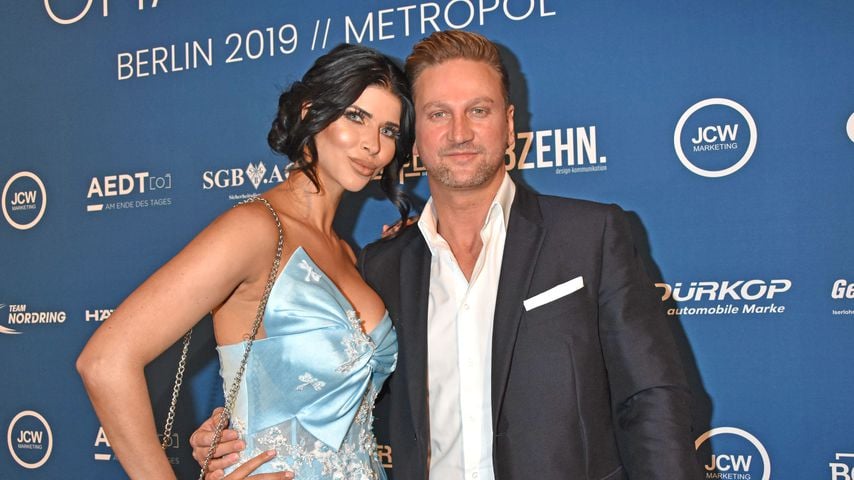 Micaela Schäfer und ihr Freund Adriano Hess bei einem Charity-Event