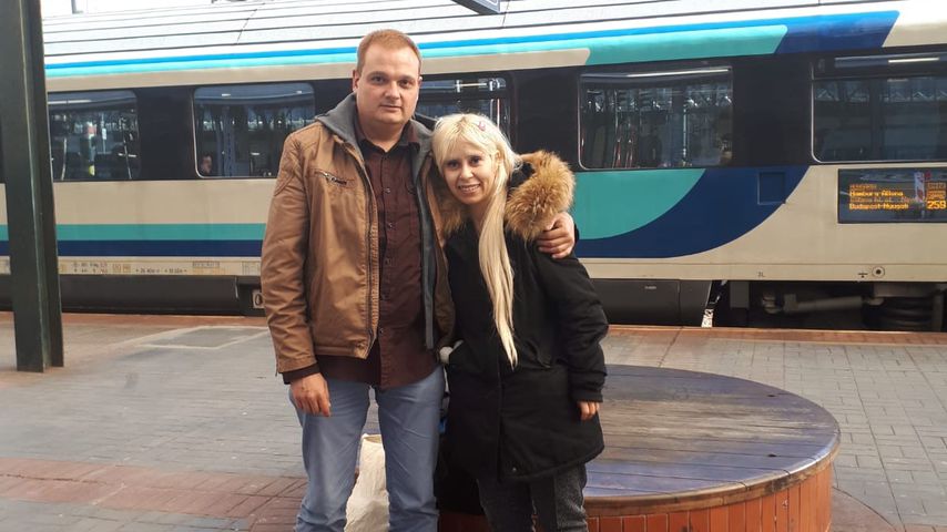 Micha und Selma in Prag, März 2020