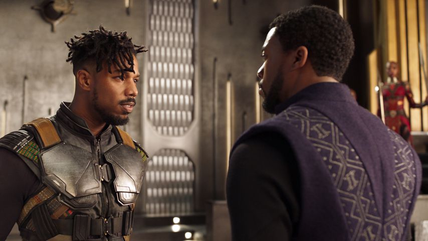 Michael B. Jordan und Chadwick Boseman in "Black Panther"