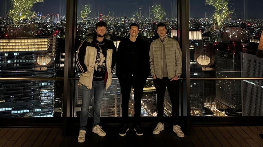 Michael Ballack und seine Söhne, Januar 2025
