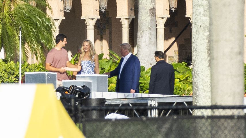 Michael Boulos und Tiffany Trump bei der Probe für ihre Hochzeit