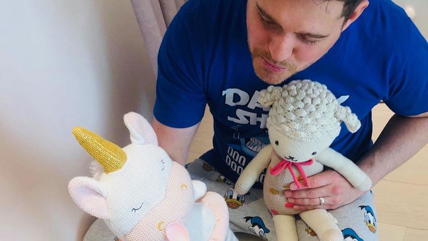 Tee-Stunde: So süß spielt Michael Bublé mit seiner Tochter