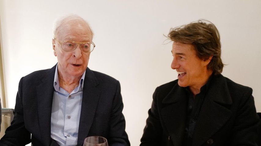 Michael Caine und Tom Cruise im März 2023
