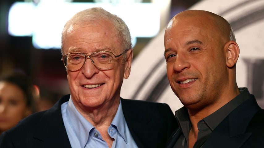 Michael Caine und Vin Diesel, Oktober 2015