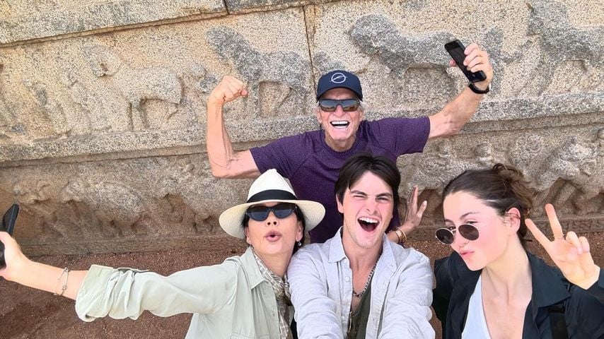 Michael Douglas mit seiner Familie