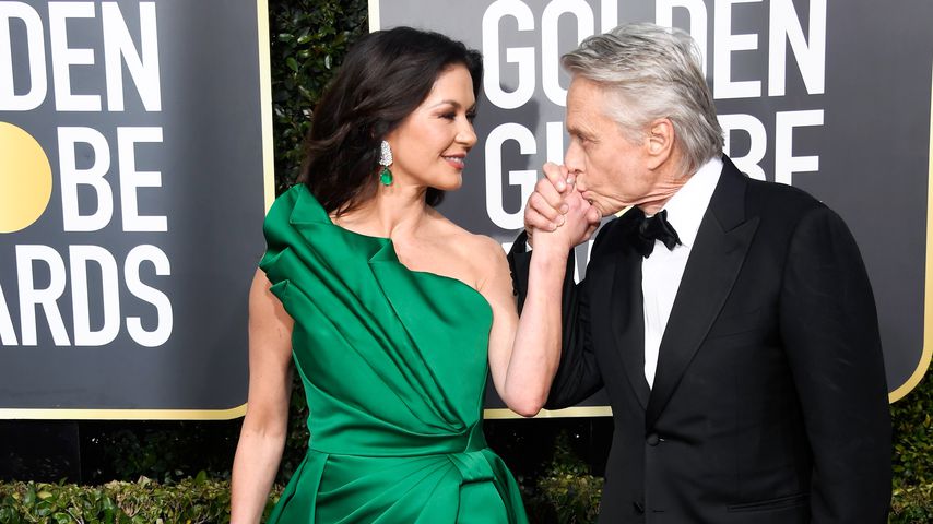 Catherine Zeta-Jones und Michael Douglas bei den Golden Globe Awards in Beverly Hills