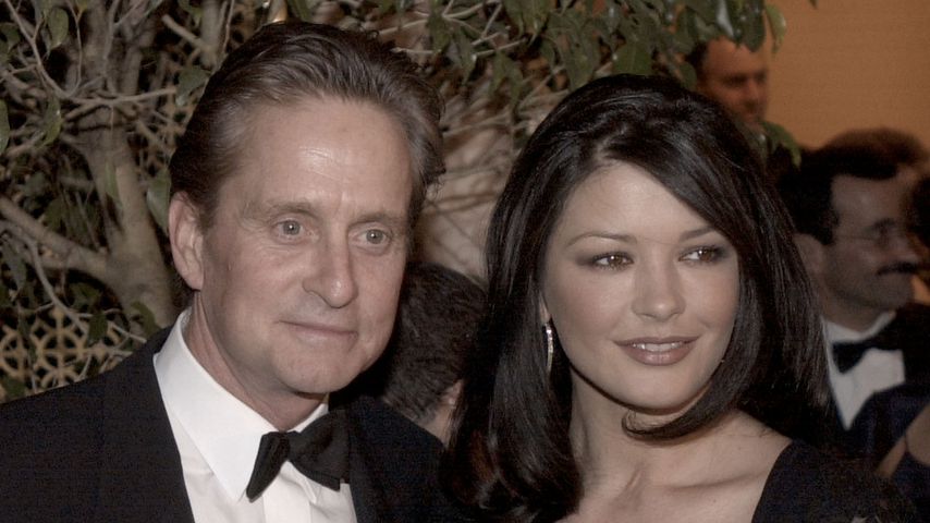 Michael Douglas und Catherine Zeta-Jones in New York, 2000