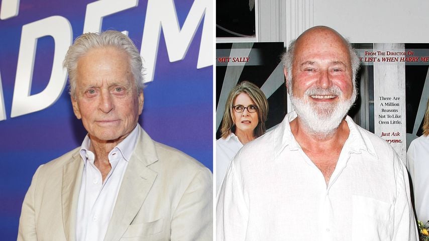 Michael Douglas und Rob Reiner Collage