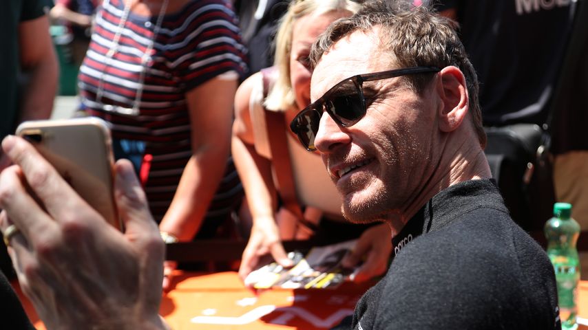 Michael Fassbender bei dem Le Mans 24 Hours Rennen 2023