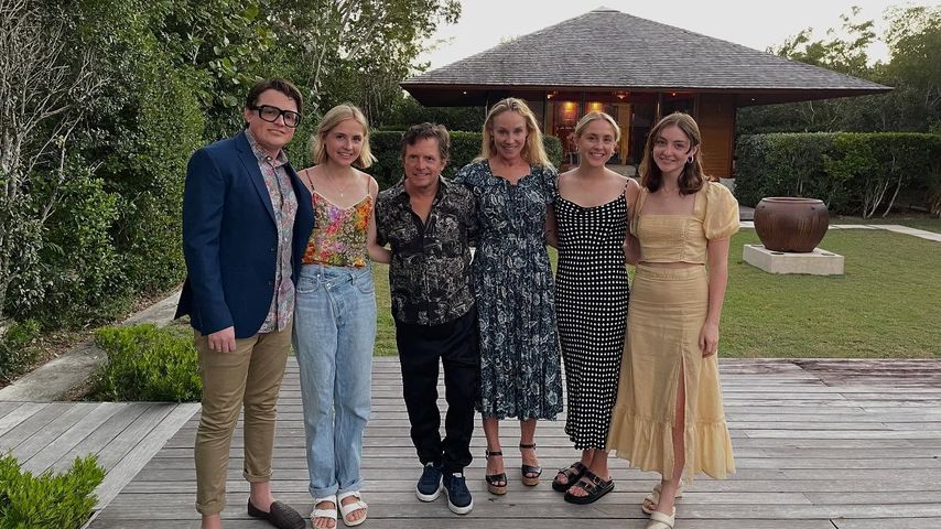 Private Einblicke: Michael J. Fox posiert mit seiner Familie