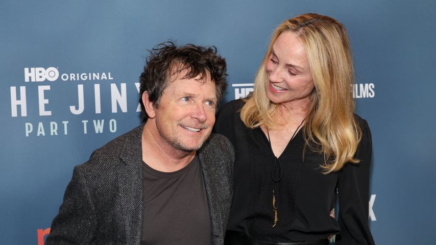Michael J. Fox und Tracy Pollan bei der Premiere von "The Jinx - Part Two" im April 2024