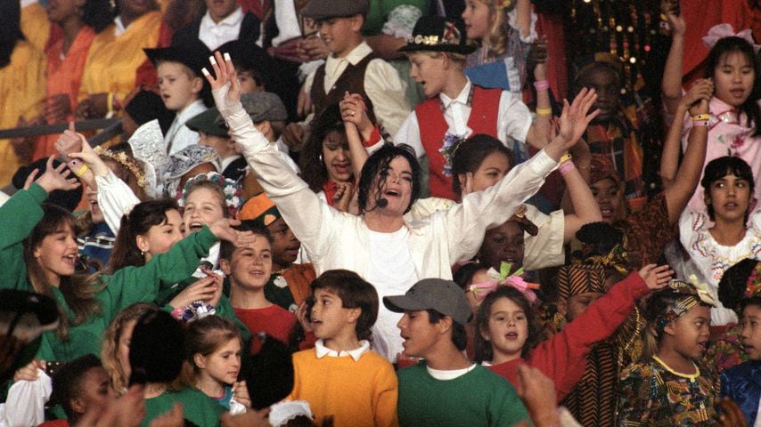 Michael Jackson beim Super Bowl 1993