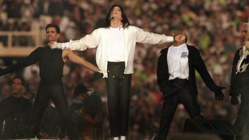 Michael Jackson beim Super Bowl 1993