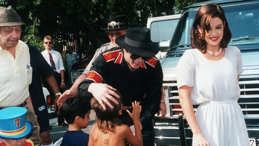 Michael Jackson und Lisa Maire Presley in Budapest 1994