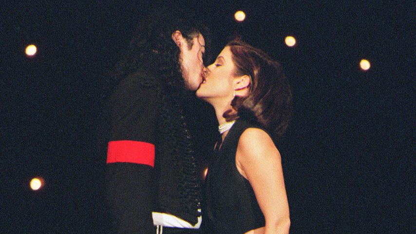 Michael Jackson und Lisa Marie Presley im Jahr 1994