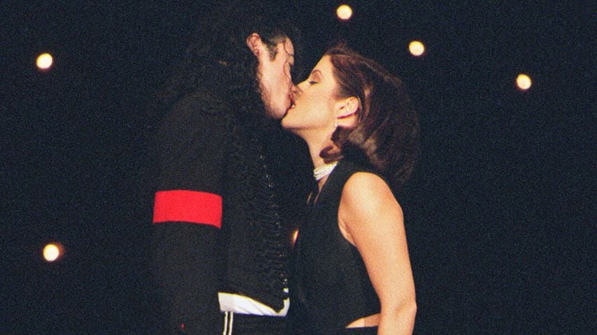 Michael Jackson und seine damalige Frau Lisa Marie Presley, 1994