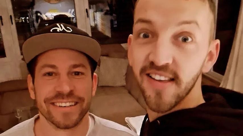 Michael Kaufmann und sein Freund Manuel im April 2023