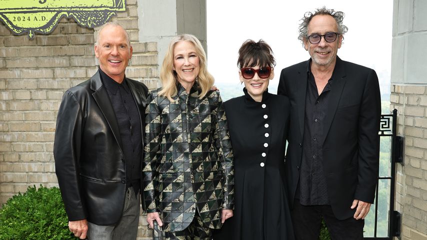 Michael Keaton, Catherine O'Hara, Winona Ryder und Tim Burton
